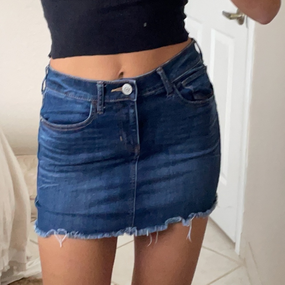Express denim skirt